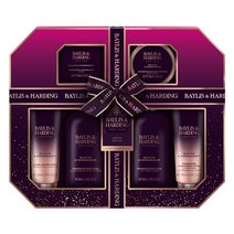 Baylis Harding 와일드 피그 포메그란테 기프트 세트 (for 바디) - Bar 솝 150 g + 배스 솔트s 100 샤워 크림 130 ml 샤워젤 300 밀크 핸드 앤, Gift Set (for Body)