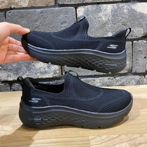 스케쳐스 BC 여성 슬립온 고워크 하이퍼 버스트 발편한 컴포트화 끈없는 워킹화 SP0WWCDY261