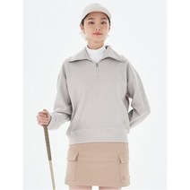 빈폴골프 여성 간절기 사선 트윌 반집업 티셔츠 베이지 (BJ3141A03A) 750846