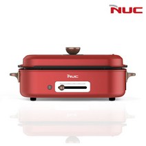 엔유씨 멀티 전기그릴 멀티쿠커 NMG-307K 다크레드 (+플레이트2종구성), 단품없음