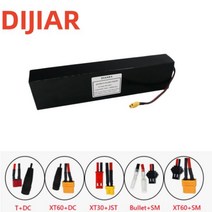 전기스쿠터 배터리 고출력 전기 오토바이 스쿠터용 18650 리튬 이온 팩 10S3P 36V 10Ah 350W 500W, XT60 PLUG