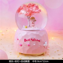 해외구매대행 판타지 벚꽃 Hanfu 기차여행 공주 수정 구슬 회전 뮤직박스 뮤직박스 악보-15188, 옵션13