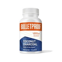 USKORNET Bulletproof 활성탄 천연 숯 100% 순수한 코코넛 숯 Heartburn and Gas Relief 90 정, 차콜-90정, 1개