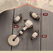 염주 천연 산호 옥국화석 봉황의 눈 숏 금강 초승달 보리 액세서리 108 완상 부품 패키지 DIY 2772900279