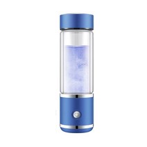알카리 이온수기 수소발생기 알칼리 휴대용 물병 활성산소 제거 Bluevida SPE & PEM 수소 높은 H2 ORP 물 이온화 일본 전기 분해 기술 신제품 이온, 10.AU - 파란