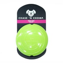 반려견 장난감 CAITEC강아지 끽끽 소리가 나는 먹이 찾기 디스크 탄력 있는 내구성 유동, Grass Green+Choose 색상