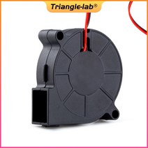 3D프린터 관련 부품 용품 Trianglelab 5015 송풍기 팬 고품질 볼 베어링 냉각 DC 12V/24V 3D 프린터 용 브, 01 12V 5015 Blower fan