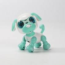애완로봇 반려 로봇 강아지 로봇 애완견 동물 동반 대화형 지능형 걷는 강아지 장난감 를 위한 빛과 소리를, 01 green