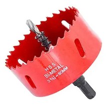 하이스 바이메탈 홀쏘 80mm 아바포함 원형 컷팅 목재 철판 석고 pvc 플라스틱 금속 목공 홀소 홀커터 홀컷터 홀캇타, 80 mm, 1개
