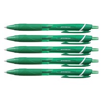 유니 제트스트림 유성볼펜 0.7mm SXN-150-07 그린, 5개