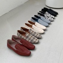 서우뿐 / 사각 투웨이 로퍼 블로퍼 민자 캐주얼 구두 단화 1cm