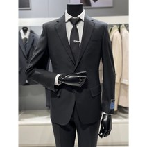 본 S/S 이태리 구아벨로 수입원단 순모100% 블랙 스티치 정장세트 BN2SJA011 BK