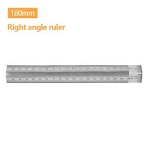 공구 고정밀 T 타입 사각 자 목공 알루미늄 합금 스크라이버 측정 마킹 게이지 목수 도구, [01] 180mm