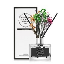 일라토스 플라워 디퓨저 본품 200ml, 라임 앤 바질