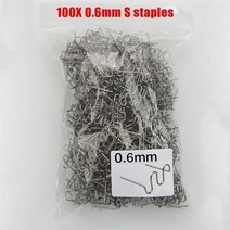 레이저용접기 알곤용접기 아크용접기 co2용접기 플라스틱 용접기 수리에 대 한 100pcs 핫 스테이플러 스테이플 뜨거운 용접 기계 용접 범퍼 자동차 수리 도구 용접 기계, 100개, 06