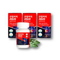 관절 연골 MSM 식이유황 글루코사민, 2개월분 120정, 2개, 120정