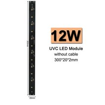 CXST 고품질 12V UVC LED 스트립 원거리 살균용 SMD 3535 칩 2.5W 5W 6W 12W UV 자외선 램프 살균기, 30020 12W UVC_2PCS | CHINA