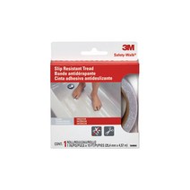 3M 미끄럼방지 테이프 욕실용 투명 7640 2.54cm4.57m, 1개