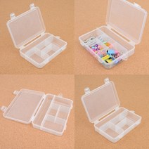 5칸 수납케이스 레고정리 부품함 플라스틱박스 플라스틱수납함 레고통 투명수납함 정리함소품 수납정리함 부품