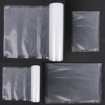 비닐롤 비닐파우치 진공포장기-접착기용 리필용 식품보관 야채보관 반찬보관 과자보관 업소 식당 매장 가정, 6인치파우치*20매