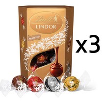 Lindt 린트 린도르 각종 초콜릿 볼 200g x 3팩 코넷 린도 스위스 Lindor Assorted Chocolate Cornet