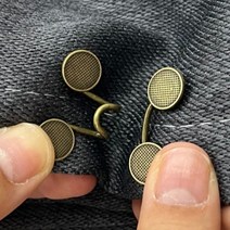 만능 바지 허리 줄이기 요술 단추 동대문 매직 조절 브론즈 세트 수입 여밈 수선 후크 버클 줄임 셀프 고리 용품