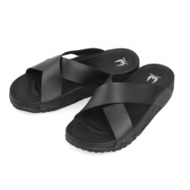 남자 블랙 크로스 슬리퍼 남성 검정 바캉스 여름 반바지 청바지