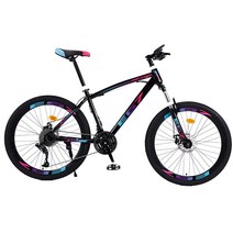 MTB 자전거 산악 30단 하드테일 경량 입문용 출퇴근 학생 24인치 26인치, 27.5인치cm, N + 27단
