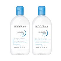 Bioderma Hydrabio H2O 바이오더마 하이드라비오 H2O 미셀라 클렌징 워터 500ml (16.7 fl oz) 2팩