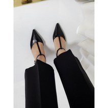 T스트랩 스틸레토 힐(6cm)