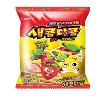 크라운 새콤달콤 딸기레모네이드 츄잉캔디, 200g, 15개