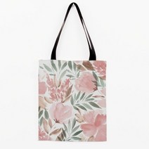 아트박스/헬로우아티스트 워터컬러 플라워 에코백_6디자인