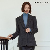[런칭가 89 900원] MORGAN 윈터 울 트윌 재킷