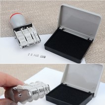 고무 날짜 스탬프 숫자 도장 회전인 숫자인 넘버링 날짜인쇄기