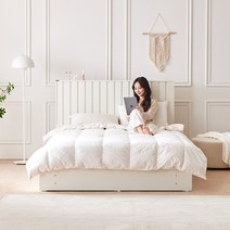 이노센트 순수 호텔형 수납침대 SS+양면매트리스 i103445, 화이트