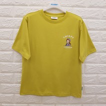 [에꼴리에] 21년 여름신상! **50% 세일~ 빠른배송** 품질 가성비 좋은 주니어 여아용 심플 단정하면서 세련된 시원하고 편안하며 코디가 쉬운 4.5부 소녀 캐릭터 반팔티셔츠