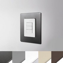 시트지 부착식스위치커버 155x200mm베르블럭 8271, 사틴 그레이