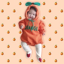 과일 바디슈트 우주복 신생아 아기 100일 200일 백일 돌선물 촬영 사과 바나나 오렌지