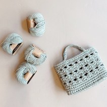 [DIY]코튼레이스미니토드백DIY 코바늘미니가방뜨기, 4.코지옐로우