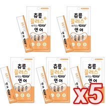 츄릅플러스 짜먹는 참치 연어 가다랑어 고양이 츄르 (60g), 5개, 연어맛