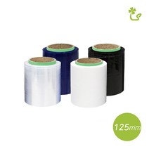 (미니 핸드랩전선랩 125mm) 잘풀리는 공업용랩 스트레치필름, 슬리터 투명 23T-230M, 125mm - 1개