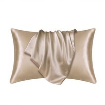 베개 커버 100 실크 새틴 헤어 뷰티 케이스 편안한 홈 인테리어 도매, 51cmx66cm, champagne