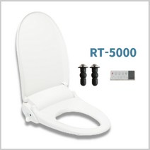 트레비 자동세척 스테인레스노즐쾌변 건조 방수 리모컨비데 RT-5000, RT-5000+ 상부체결볼트