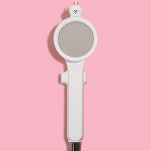 라인프렌즈 마이크로버블 샤워기헤드단품 2종 필터포함, 1세트