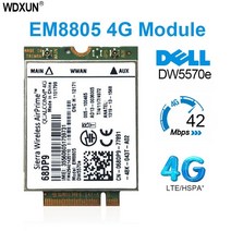라우터 모뎀 네트워크카드 잠금 해제 된 Sierra Wireless AirPrime EM8805 DW5570e 68DP9 C26 WWAN 카드 DELL E7250 Venue 8 P