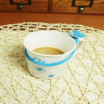 [KT알파쇼핑]상큼한 도자기 파스텔 나비 종이컵홀더, 블루_W815683