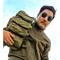 미군 육군 군사 파일럿 해병 편광선글라스 오리지널 AO, 블랙(그린)