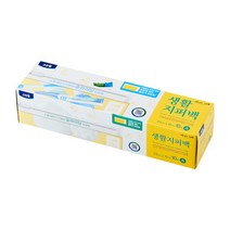 크린랩 크린랲 생활 지퍼백 (소) 23cm x 10cm 10매입 슬라이드/스탠딩 이중비닐팩 PVC 소형/대형 항균 사료소분봉투 투명봉지 소품정리/수납/여행/다용도, 1개, 소(S)