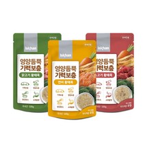 이즈칸 강아지 영양듬뿍 기력보충 닭고기/소고기/연어 황태죽 1BOX 12개입, 소고기황태죽