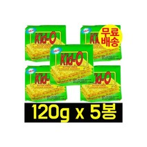 키드오 버터레몬 크래커 샌드위치, 120g, 5개